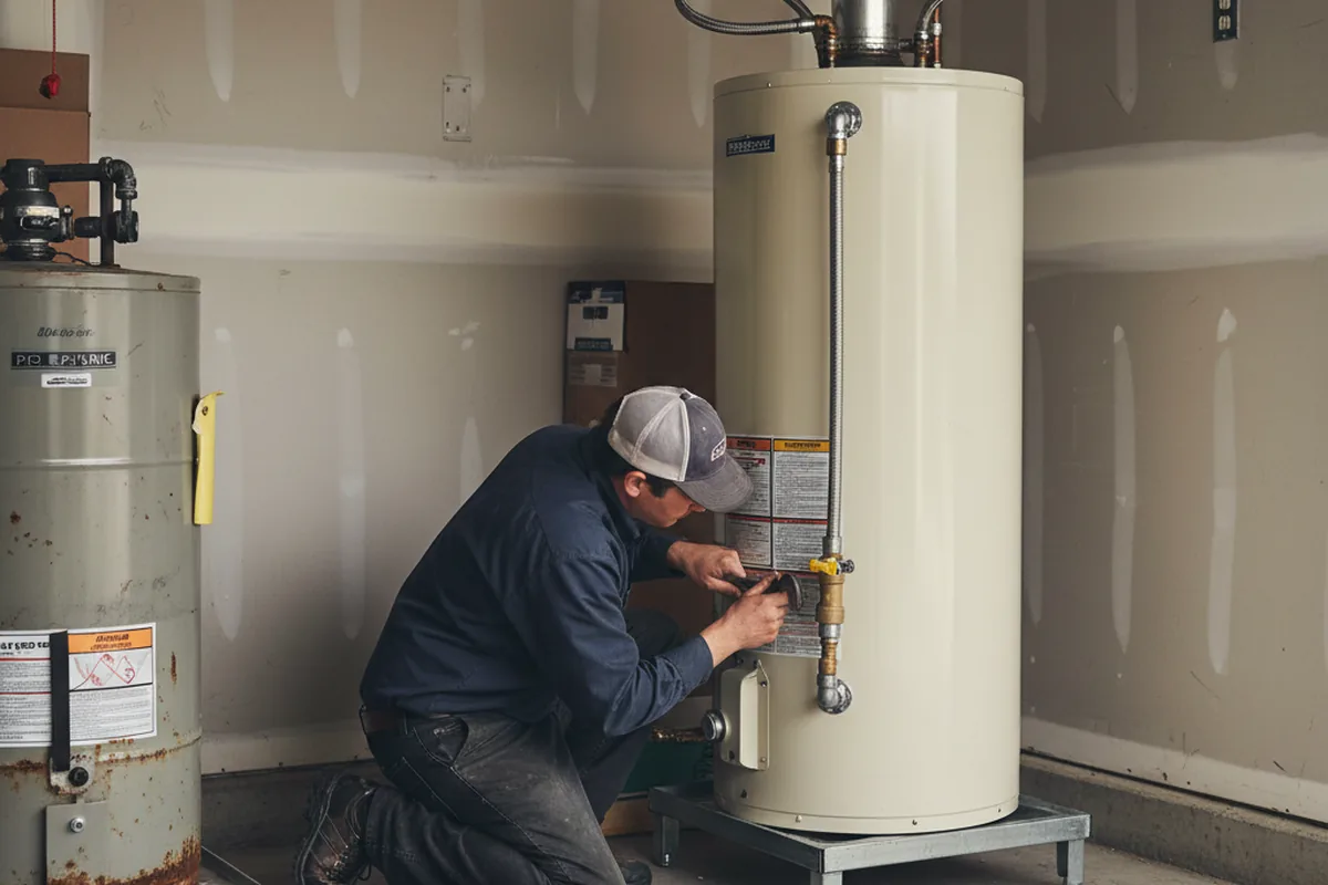 Water heater and shutoff valve replacement in Adairsville